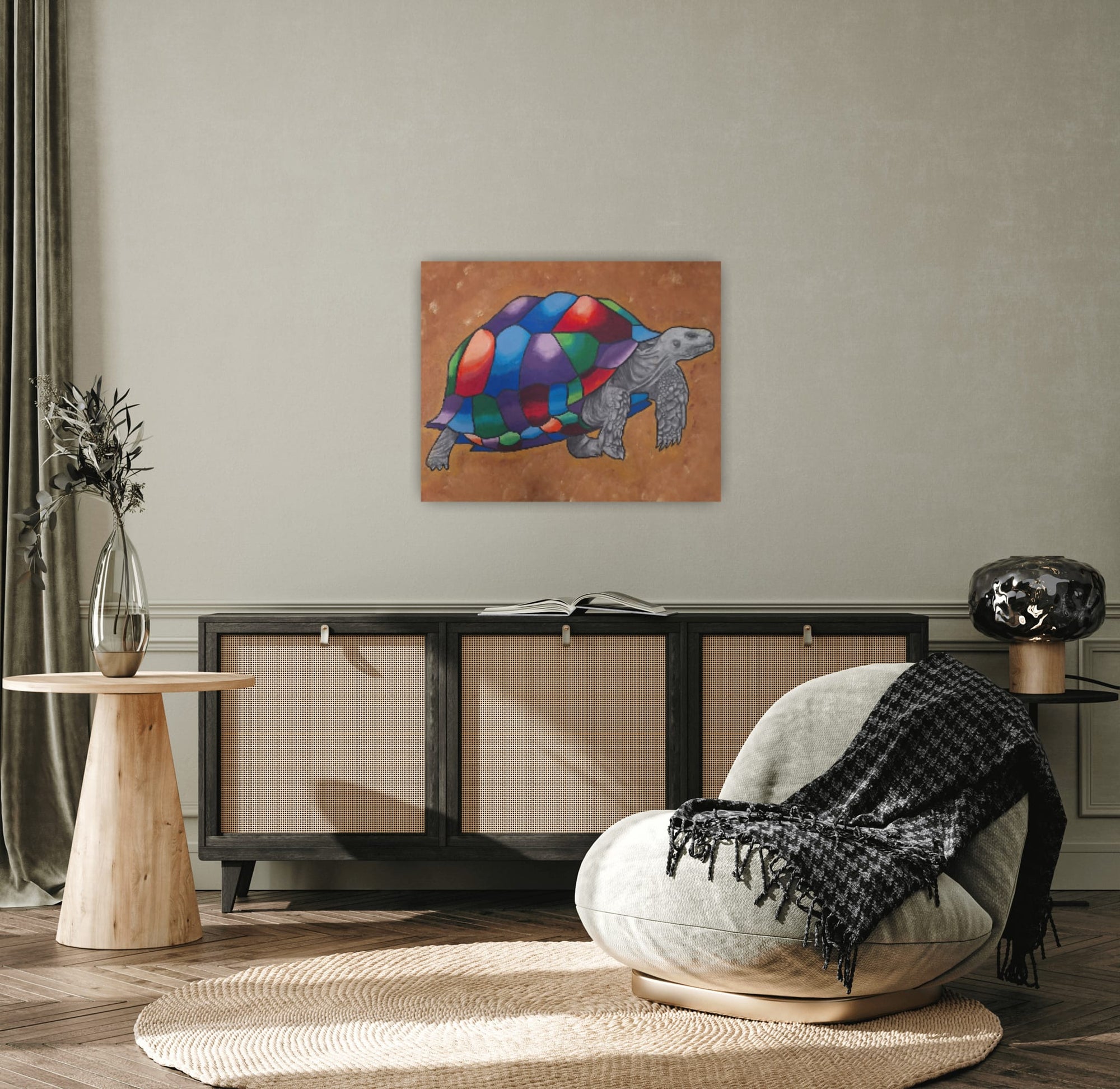 Patchwork Schildkröte - Original